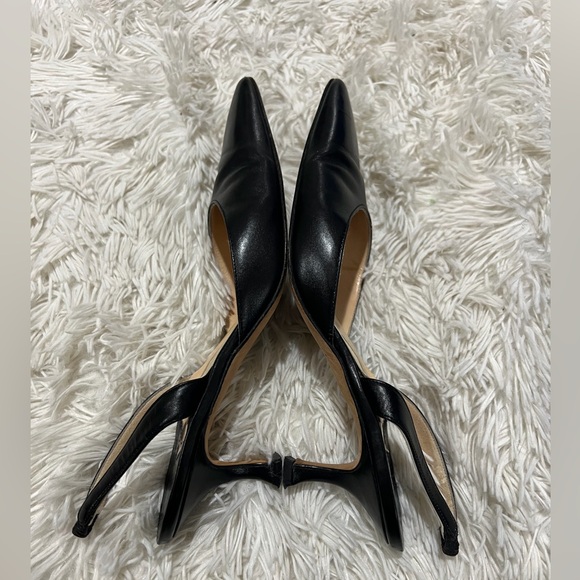 Manolo Blahnik Carolyne Black Slingback - Size 37 US 6.5 - Picture 6 of 9